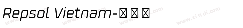 Repsol Vietnam字体转换